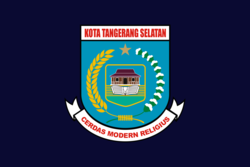 Flag of South Tangerang City